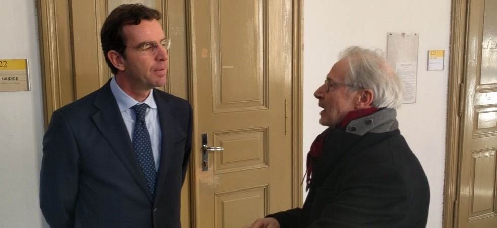 L'avvocato Janes e l'avvocato dello Stato Denicolò